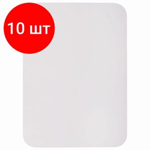 Комплект 10 шт, Доска на холодильник магнитно-маркерная 30х21 см с маркером, магнитом и салфеткой, BRAUBERG, 237846 в Москве от компании М.Видео