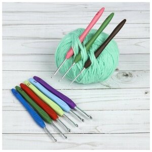 Набор крючков для вязания, d - 2-6 мм, 16 см, 9 шт, цвет разноцветный в Москве от компании М.Видео