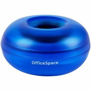 Скрепочница магнитная OfficeSpace, без скрепок, тонированная синяя, картонная коробка, 6 шт. в упаковке в Москве от компании М.Видео