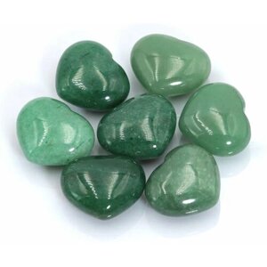 Натуральный камень Сердце из зеленого авантюрина, 10 штук, размер 2 сантиметра в Москве от компании М.Видео