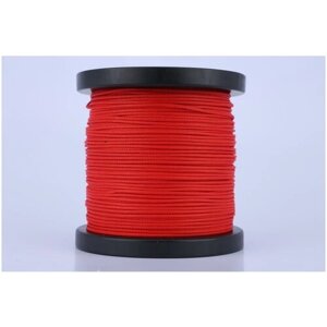 Шнур плетеный, капроновый, высокопрочный Dyneema, красный 1.5 мм, на разрыв 150 кг длина 30 метров. в Москве от компании М.Видео