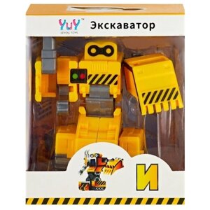 Робот-трансформер в виде буквы в Москве от компании М.Видео