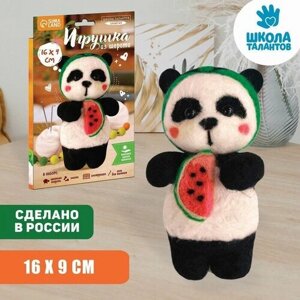 Игрушка из шерсти « Панда с арбузом» в Москве от компании М.Видео