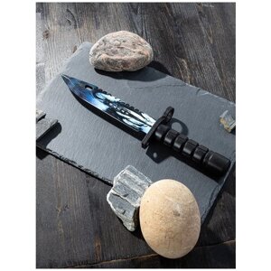Деревянный штык нож байонет М9 Igris по мотивам игры Solo Leveling, сувенирный нож, нож из дерева в подарок в Москве от компании М.Видео