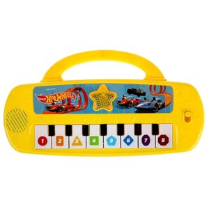Развивающая музыкальная игрушка умка Обучающее пианино Хот Вилс 200 звуков, фраз, свет, HT1050-R7 в Москве от компании М.Видео