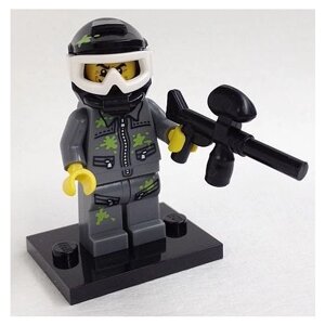 Минифигурка Лего Lego col10-9 Paintball Player, Series 10 (Complete Set with Stand and Accessories) в Москве от компании М.Видео