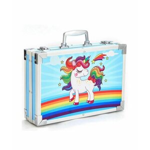 Набор для рисования и творчества в чемодане, 145 предметов (голубой) в Москве от компании М.Видео