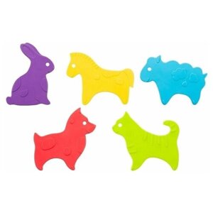 Мини-коврики от ROXY-KIDS для ванной 5 штук ANIMALS ROXY в Москве от компании М.Видео