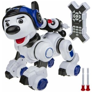 Робот 1 TOY щенок-робот Дружок, Т16453, белый/синий в Москве от компании М.Видео