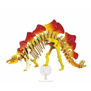 Сборная модель Чудо-Дерево Динозавры, "Стегозавр", деревянная (JC016) в Москве от компании М.Видео