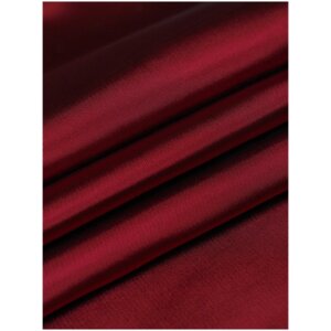 Ткань подкладочная темно-красная для одежды MDC FABRICS S134\1 однотонная для шитья. Поливискоза. Отрез 1 метр в Москве от компании М.Видео