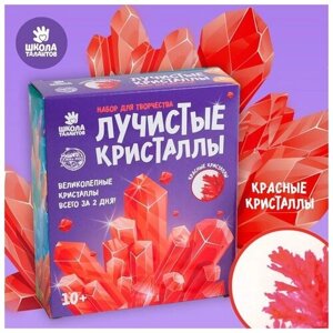 Набор для творчества Школа талантов "Лучистые кристаллы", цвет красный в Москве от компании М.Видео