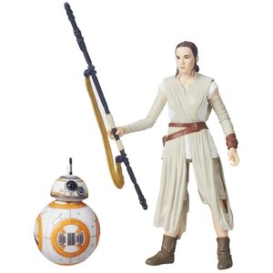 Фигурка Hasbro Звездные войны: Чёрная серия. Рей и BB-8 (B3836), 15 см в Москве от компании М.Видео