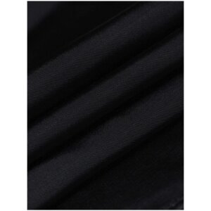 Ткань подкладочная черная для одежды MDC FABRICS V007/bk однотонная для шитья. Премиум качество. 100% Вискоза. Отрез 1 метр в Москве от компании М.Видео