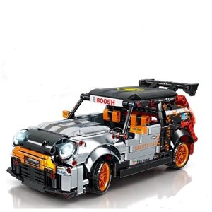 Конструктор 8207 спортивная машина Mini Cooper, с механизмом PULL BACK в Москве от компании М.Видео