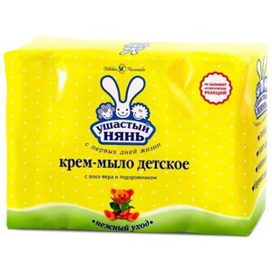 Детское крем-мыло ушастый нянь с алоэ, 4x100 г в Москве от компании М.Видео