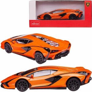 Машина металлическая 1:43 scale Lamborghini Sian, цвет оранжевый 58900OR в Москве от компании М.Видео