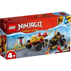 Конструктор Lego Ninjago 71789 Кай и Рас битва на машине и мотоцикле в Москве от компании М.Видео