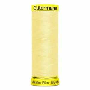 Нить Gutermann Maraflex 120 для эластичных, трикотажных материалов, 150 м, 100% ПБТ, 5 шт (325 шампань) в Москве от компании М.Видео