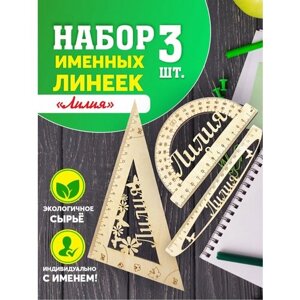 Линейка Именная. Набор линеек. Индивидуальная линейка. в Москве от компании М.Видео