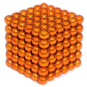 Куб из магнитных шариков MagnetXL B216-O, 5мм x 216шт, цвет: оранжевый в Москве от компании М.Видео