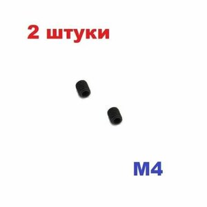 Винт для пиньона (2 шт.) под внутренний шестигранник М4 с тупым концом M4х4 DIN914 запчасти, шестерня пиньен PINION Tamiya Axial в Москве от компании М.Видео