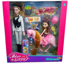 Кукла с лошадью, ребенком и аксессуарами в/к 32,5*35*8,5 (51811) в Москве от компании М.Видео