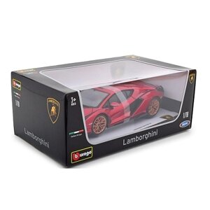 Машинка металлическая 1:18 Bburago Lamborghini Sian FKP 37 18-11046 RD в Москве от компании М.Видео