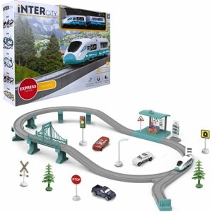 Ж/дорога 1TOY InterCity Пригород 63 дет Т22436 в Москве от компании М.Видео