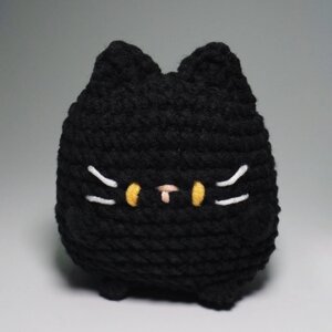 Набор для вязания "crochet internet" брелок черный Котик в Москве от компании М.Видео