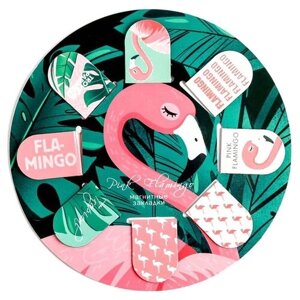 ArtFox Набор магнитных закладок 8 шт на круглой подложке "Фламинго" в Москве от компании М.Видео