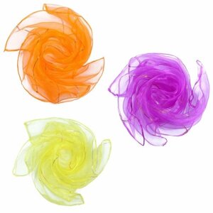 Платки для жонглирования реко, 3 штуки, желтый, оранжевый, фиолетовый в Москве от компании М.Видео