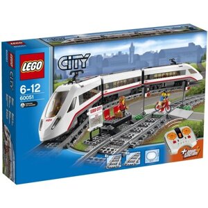 Конструктор LEGO City 60051 Скоростной пассажирский поезд, 610 дет. в Москве от компании М.Видео