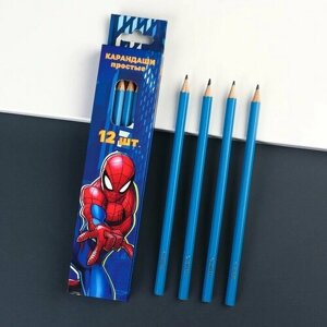 Карандаш чернографитный, набор 12 штук, Человек-паук в Москве от компании М.Видео