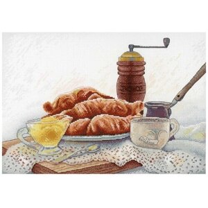 Набор для вышивания "Французский завтрак", 21x19 см, МП-студия в Москве от компании М.Видео