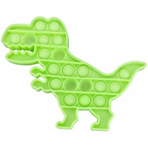 Pop It, вечная пупырка антистресс, развивающая игрушка-фиджет, динозаврик, 17 х 12 х 1,5 см в Москве от компании М.Видео