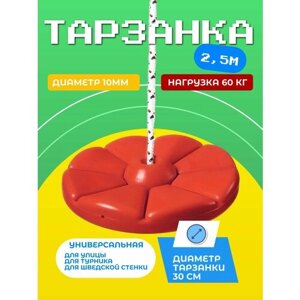 Тарзанка для шведской стенки / турника / для улицы, Красная в Москве от компании М.Видео