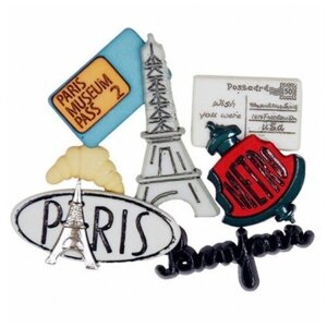 Набор декоративных элементов Favorite Findings Париж в Москве от компании М.Видео