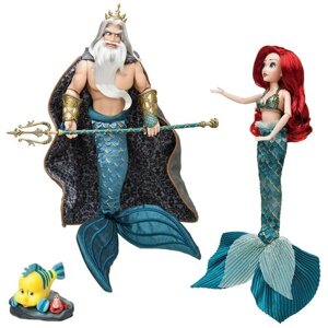 Набор кукол Disney Ariel and Triton Doll Set - Disney Designer Fairytale Collection - Limited Edition (Дисней Ариэль и Тритон Лимитированная серия) в Москве от компании М.Видео