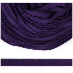 Шнур плоский х/б 08мм классическое плетение цв. 134 фиолетовый уп. 50 м в Москве от компании М.Видео