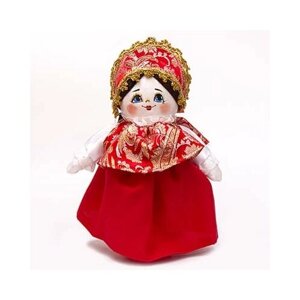 Текстильная кукла в русском костюме Ася 23 см в Москве от компании М.Видео