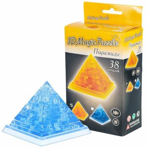 3D-Пазл Yuxin "Египетская Пирамида" Crystal Puzzle, Синяя в Москве от компании М.Видео