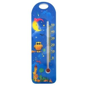 Термометр комнатный детский, цвет синий в Москве от компании М.Видео