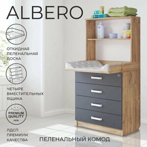 Комод Sweet Baby Albero Дуб канзас/антрацит в Москве от компании М.Видео