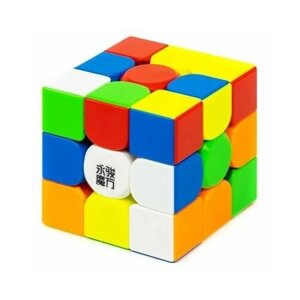Скоростной Магнитный Кубик Рубика YJ 3x3x3 Zhilong M Цветной пластик / Развивающая игра / Головоломка для подарка в Москве от компании М.Видео