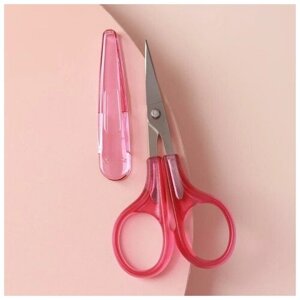 Ножницы для рукоделия, с защитным колпачком, 10 см, цвет розовый в Москве от компании М.Видео