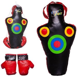 Набор боксерский Junfa: груша с мишенями и перчатки, 64х14,5х32см в Москве от компании М.Видео