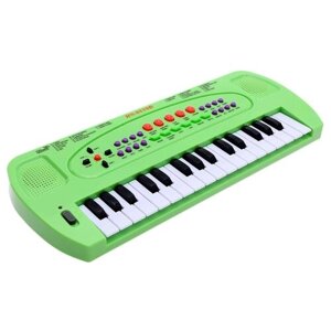 Синтезатор "Музыкант", зеленый, с микрофоном, 32 клавиши 1689051 в Москве от компании М.Видео