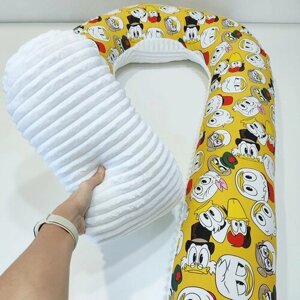 Подушка для беременных для сна U, плюш + сатин в Москве от компании М.Видео