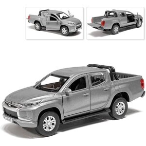 Машина Mitsubishi L200, инерционная, серый, Технопарк, 12 см в Москве от компании М.Видео